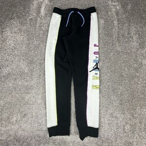 Air Jordan Sweatpants Girls Youth Large Black Fleece Jumpman Joggers Sports Gym